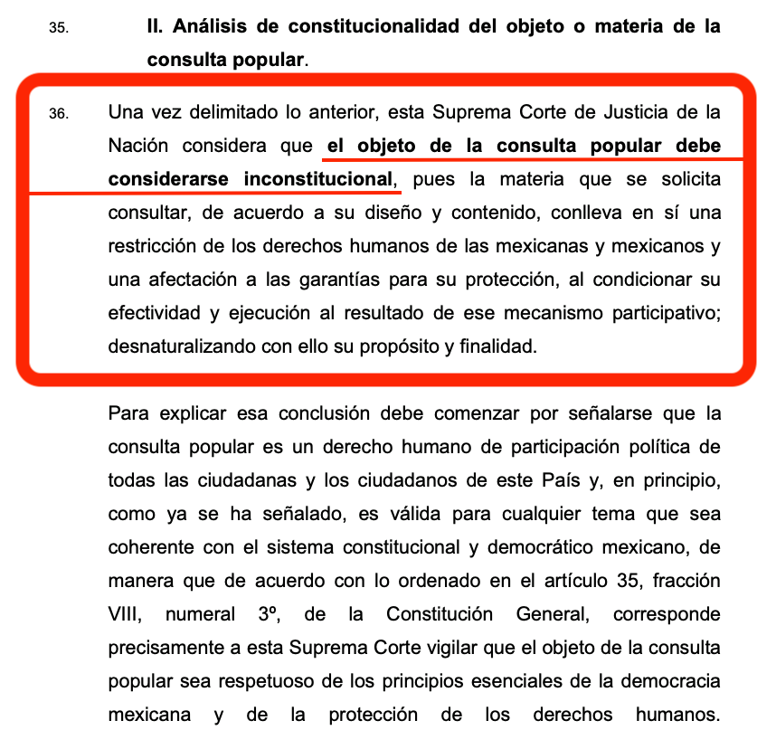 Inconstitucional consulta para juzgar a los ex Presidentes: