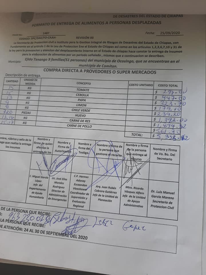 DENUNCIA DE CORRUPCIÓN EN LA SECRETARÍA DE PROTECCIÓN CIVIL
