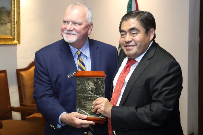 Gobierno de Puebla recibe visita de representantes de la University of Central Florida, buscan el intercambio estudiantil entre los países.