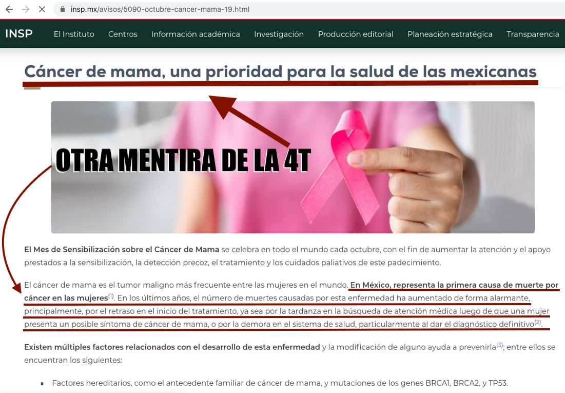 Esta es la hipocresía de la #4taTransformación: