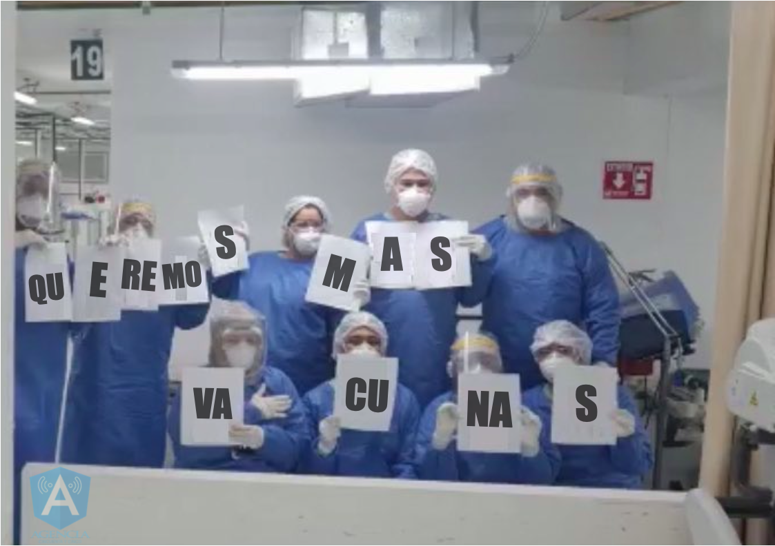 Efraín León Gamboa se vacuna contra el Covid pero excluye al personal médico y hospitalario del Hospital General Zona II IMSS 5 de mayo