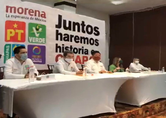 A pesar de que los chiapanecos manifestaron su oposición rotunda de que Morena se aliara con el Partido Verde, a los líderes muy poco les importó.