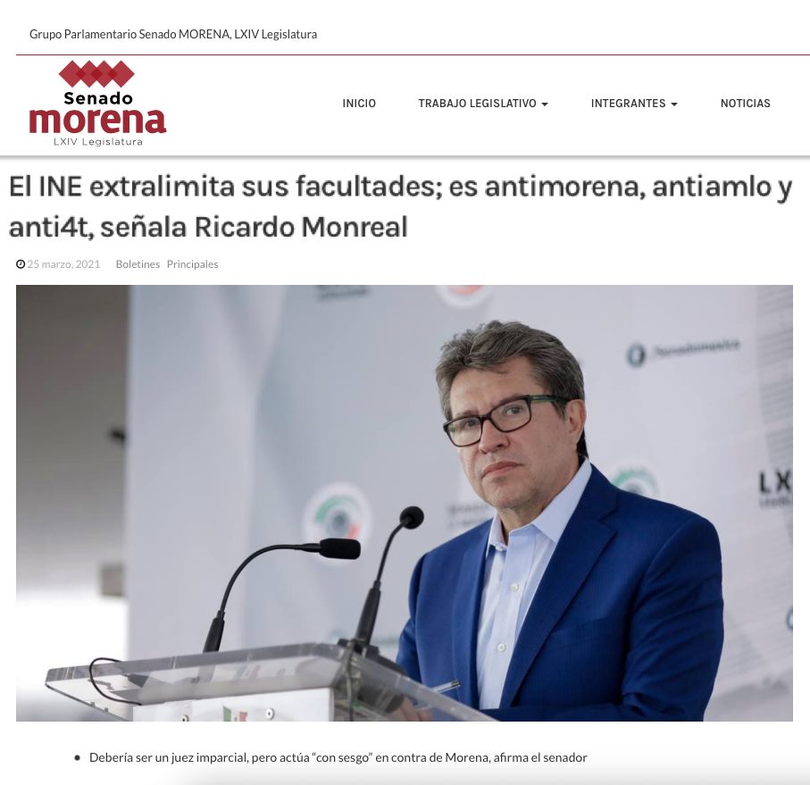 Esta es una joya que nos regala Ricardo Monreal A.