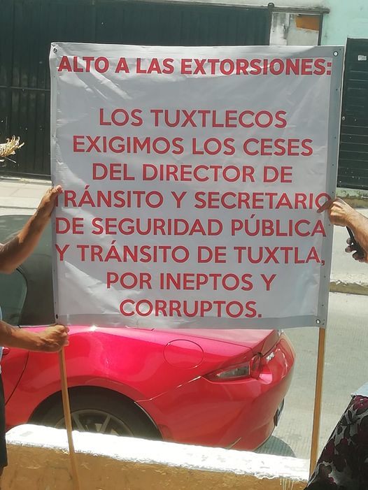 Alto a las extorsiones