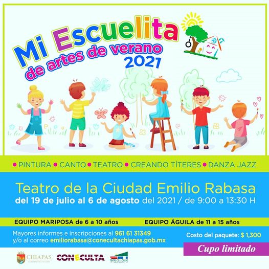 Escuelita de Verano en el Teatro Emilio Rabasa