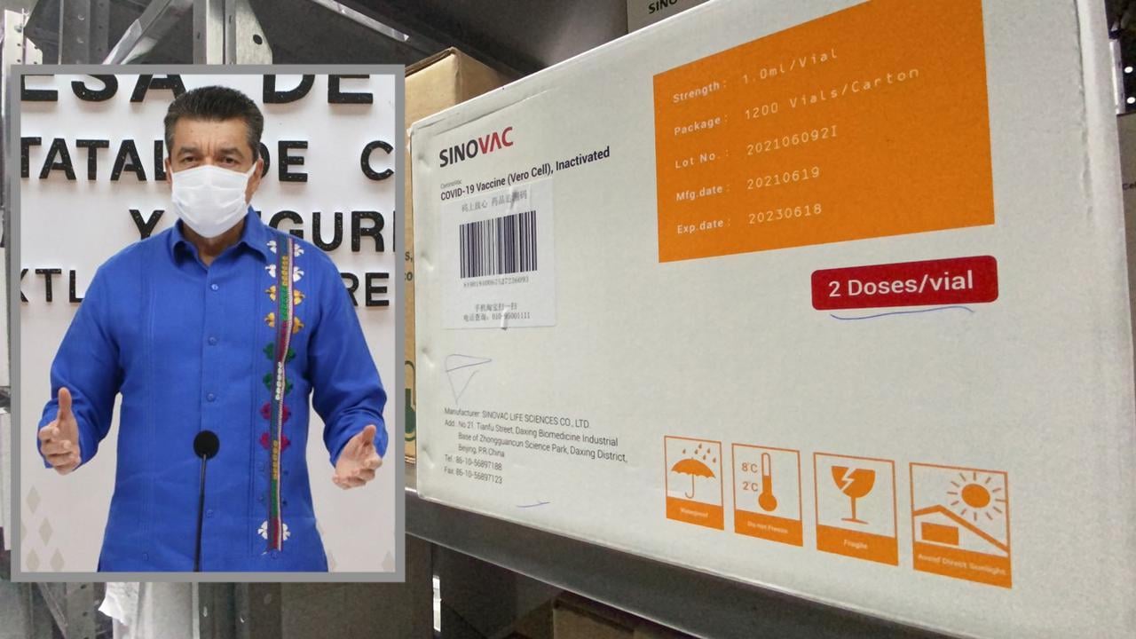 Más de 100 mil vacunas de las marcas Cansino y Sinovac para Chiapas