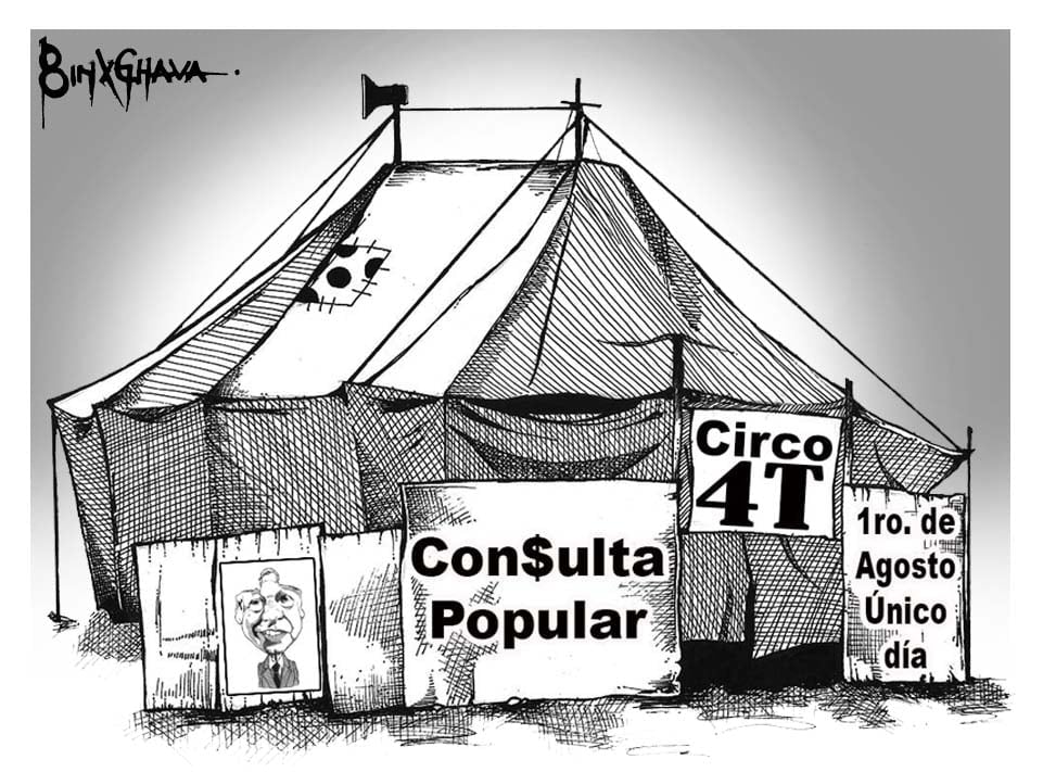 La editorial gráfica del maestro Binxghava Caricaturista