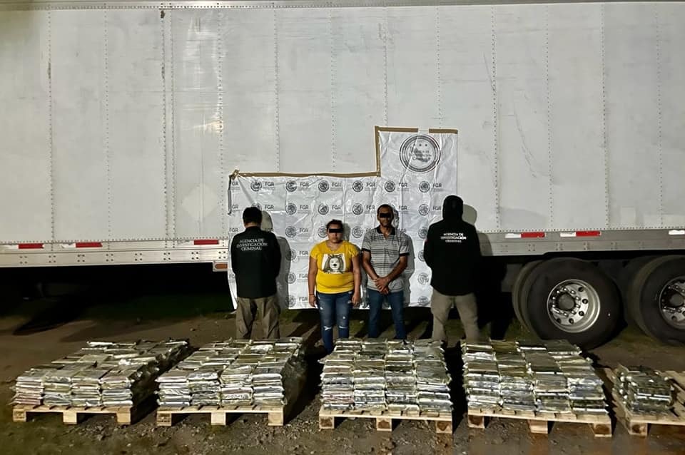ASEGURA FGR 655 PAQUETES DE COCAÍNA OCULTOS EN CAJAS CON PLÁTANO EN CHIAPAS