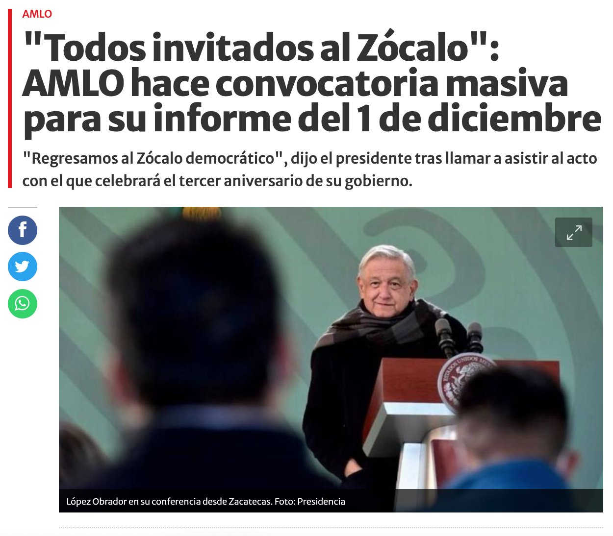 En México lo más importante es vanagloriar al Todopoderoso Monseñor de la Democracia Andrés Manuel López Obrador.
