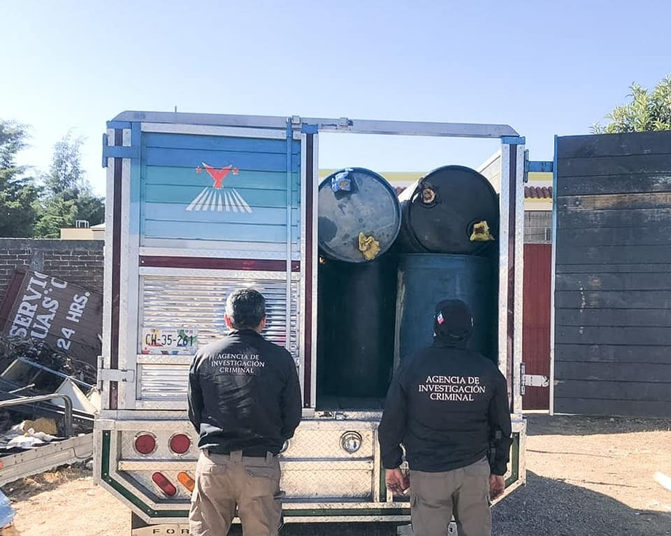 ASEGURA LA PFM A UNA PERSONA Y MAS DE CINCO MIL LITROS DE HIDROCARBURO EN CHIAPAS