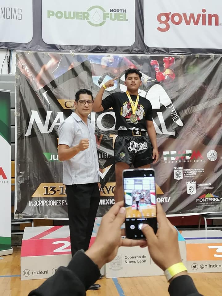 Chiapaneco obtiene el primer lugar en el Torneo Nacional #MuayThai realizado en Monterrey, Nuevo León.