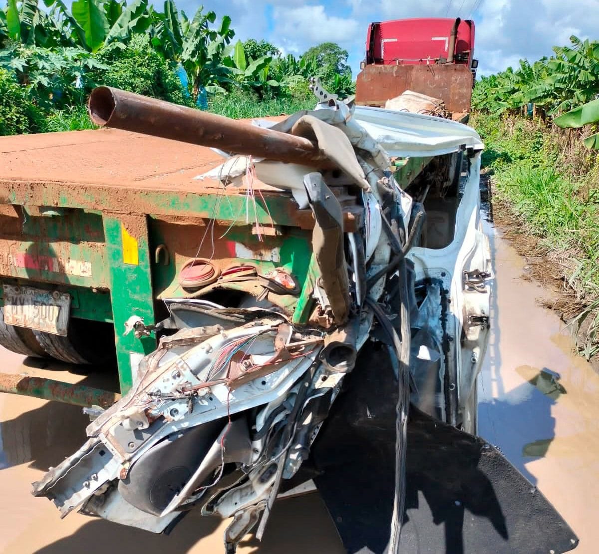 Se brinda atención durante accidente automovilístico en el tramo carretero Suchiate-Frontera Hidalgo