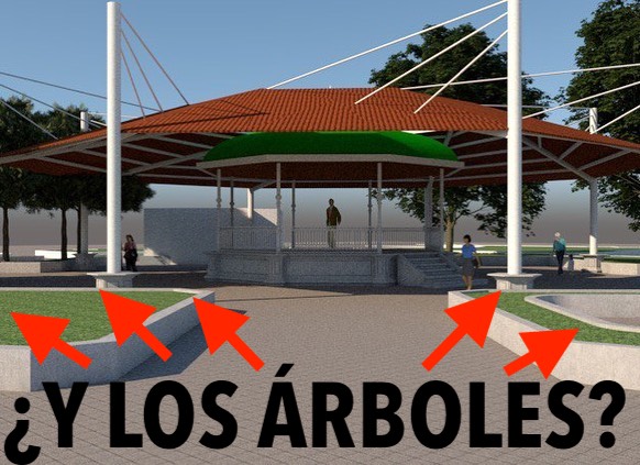 Este es el Domo que Carlos Morales Vázquez y su Cabildo del Ayuntamiento Tuxtla Gutiérrez quieren construir en el Parque De La Marimba y que costará casi 10 millones de pesos