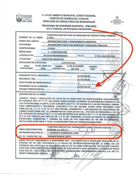 H. Congreso del estado de Chiapas otorga impunidad a Mario Antonio Guillén Domínguez al ser aliado de Morena Chiapas