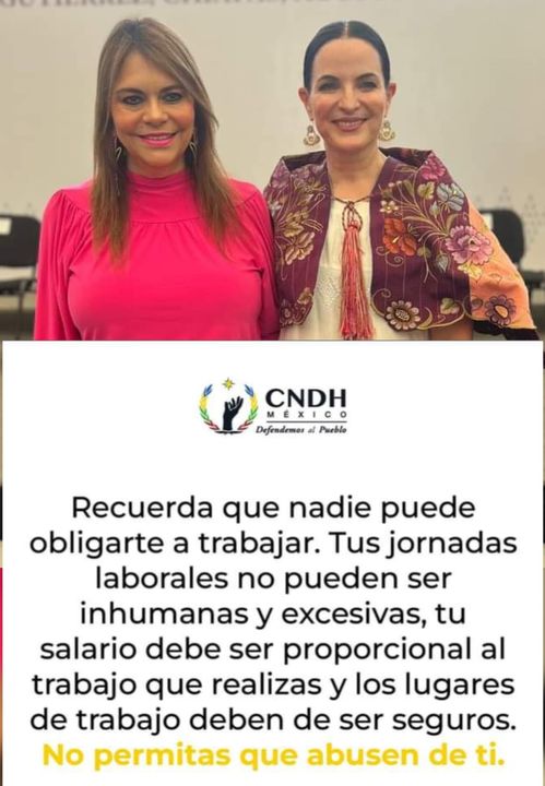 Dice la Comisión Nacional de los Derechos Humanos (CNDH)