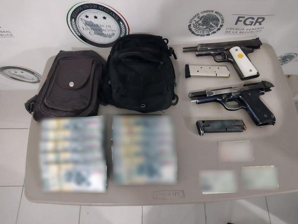 ASEGURA LA PFM A TRES PERSONAS CON ARMAS DE FUEGO Y NUMERARIO EN CHIAPAS