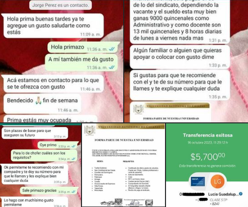 A nombre de la Universidad Autónoma de Chiapas y el Comité Spaunach, defraudan a personas con la promesa de plazas