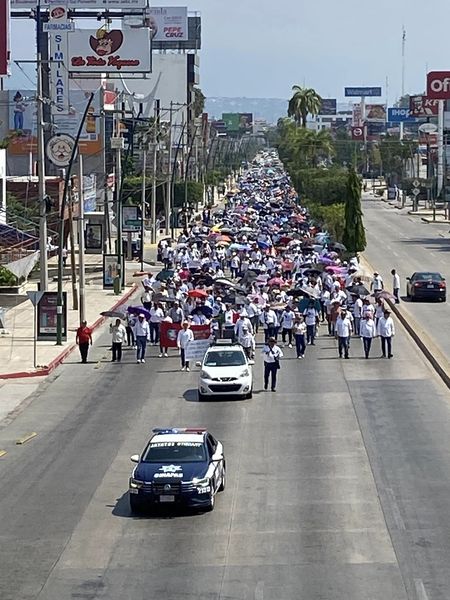 La convocatoria para marchar en defensa de los trabajadores del Poder Judicial de la Federación es un éxito.