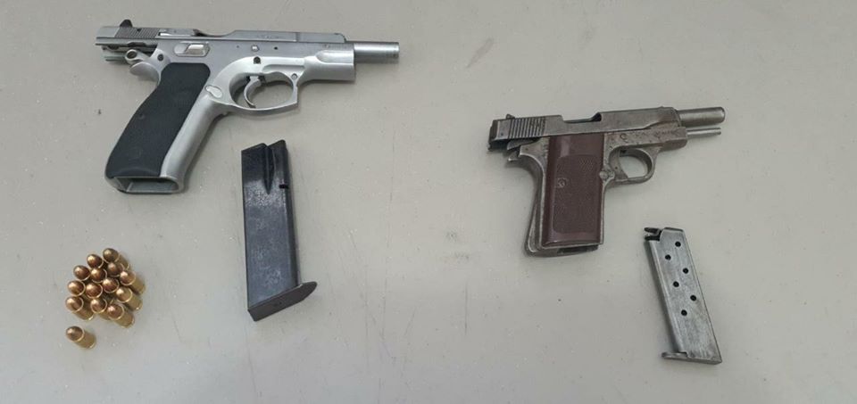 Andaban armados, con 9mm y 380 viajaban los angelitos
