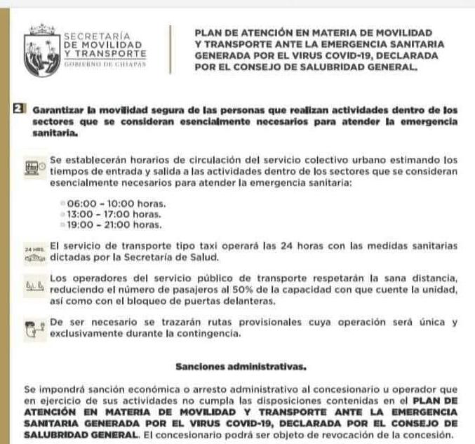 Estas son las nuevas medidas sanitarias de movilidad en el transporte público