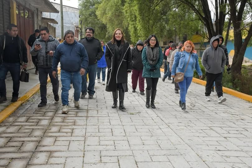 Inauguran pavimentación en Lagos de María Eugenia y fortalecen infraestructura urbana en San Cristóbal