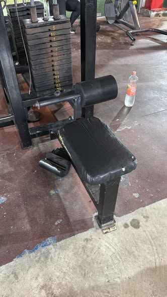 Este no es un botadero de máquinas de gimnasio, claro que no.