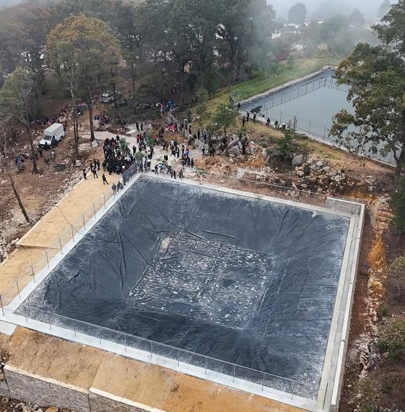 Inauguran olla de captación de agua en Vista Hermosa Carrizal Grande