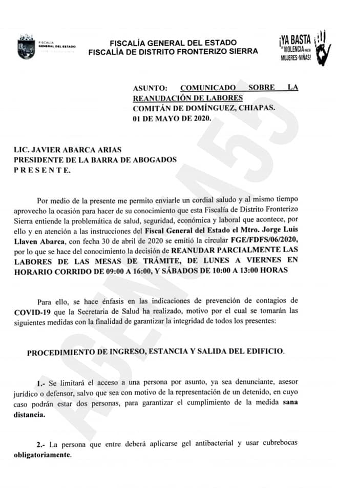 En plena FASE 3 de la PANDEMIA del Coronavirus reanudarán labores en la Fi…