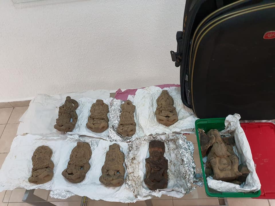 ASEGURA PFM APARENTES PIEZAS ARQUEOLÓGICAS EN CHIAPAS