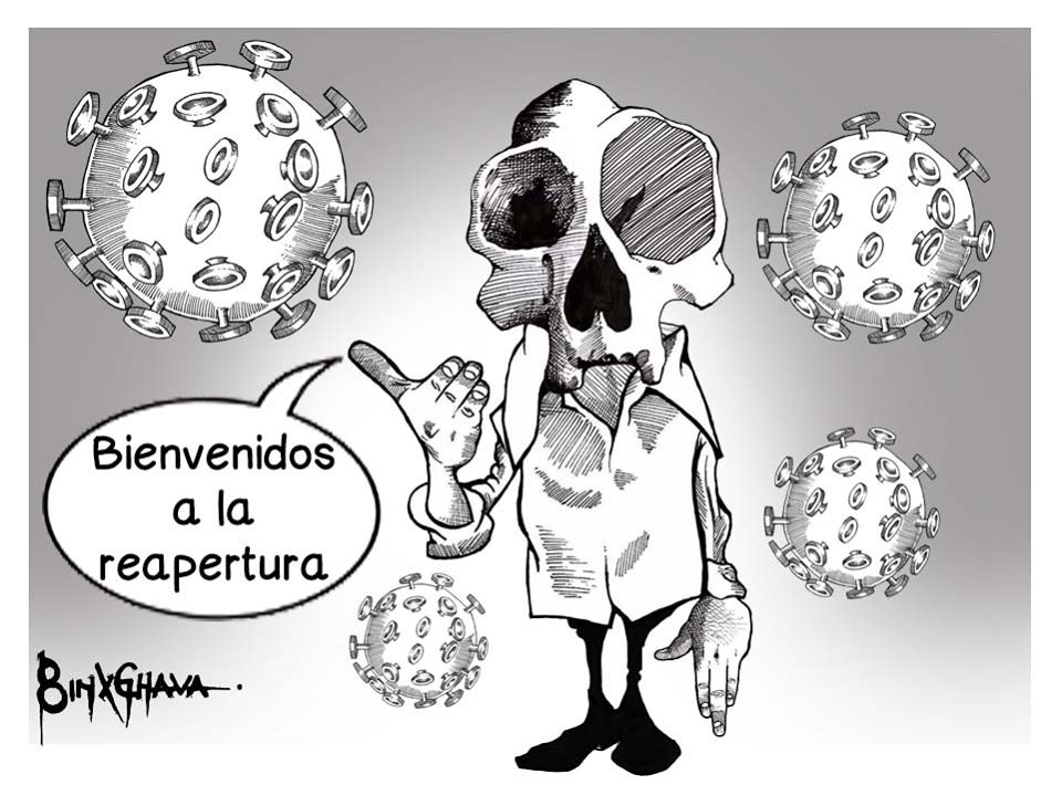 El cartón del maestro Binxghava