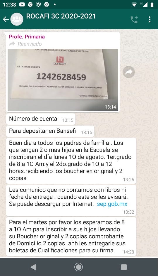 Siguen los cobros ilegales de inscripción y cuotas «voluntarias» en escuelas públicas de nivel básico de Chiapas.