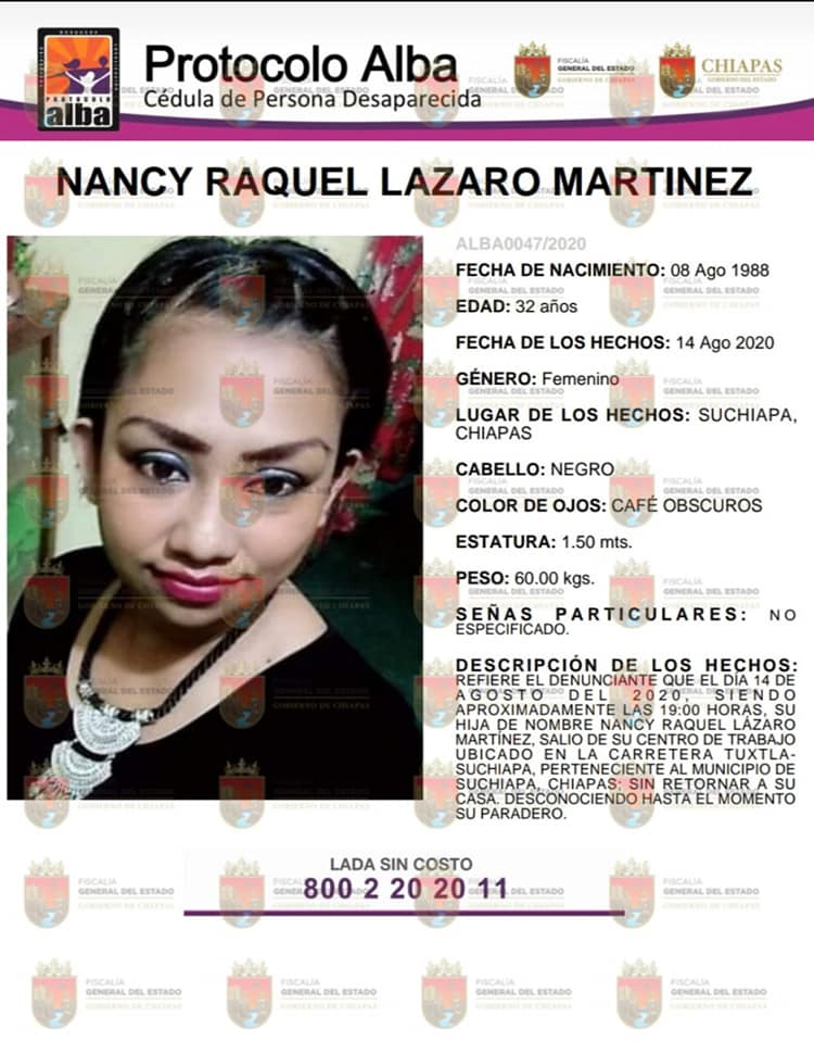 Ayudemos a encontrar a Nancy.