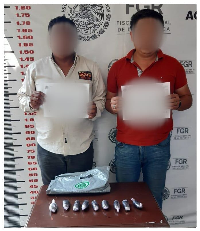 Aprehende FGR en Tapachula a dos sujetos por delitos contra la salud