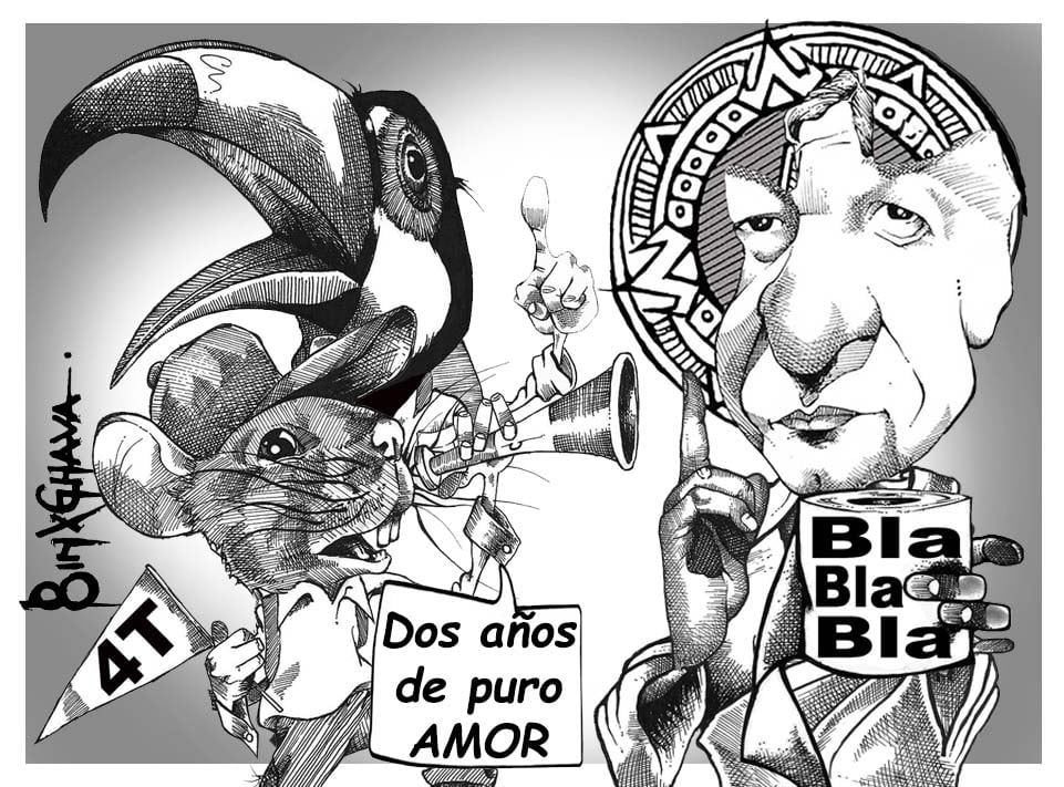 La editorial gráfica del maestro Binxghava Caricaturista