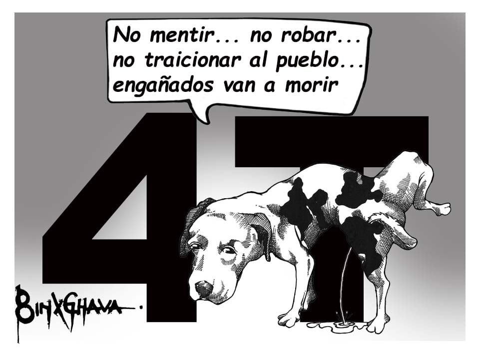 La editorial gráfica del maestro Binxghava Caricaturista