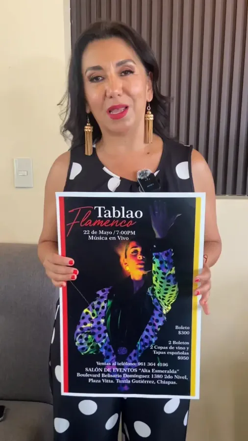 1er. Evento de Tablao Español en la capital Chiapaneca