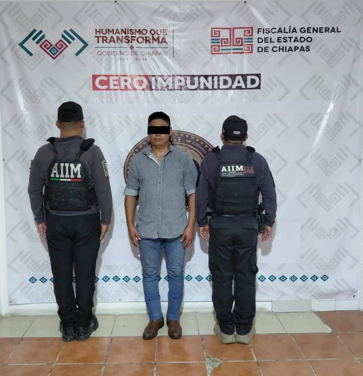 Fiscalía aprehende a presunto pederasta en Palenque