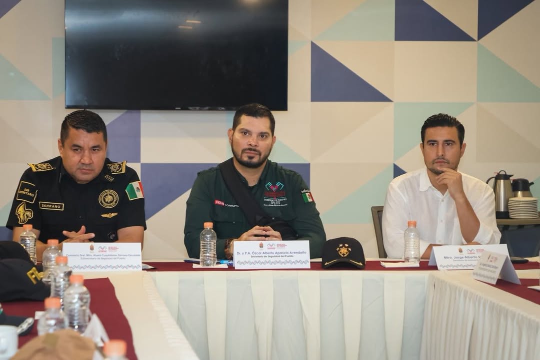 De la mano de las y los empresarios fortalecemos la prevención y la inversión para consolidar a Chiapas como tierra de oportunidades: Óscar Alberto Aparicio Avendaño