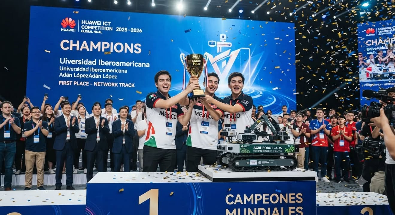 Estudiantes de la Ibero conquistan podio mundial de tecnología en China