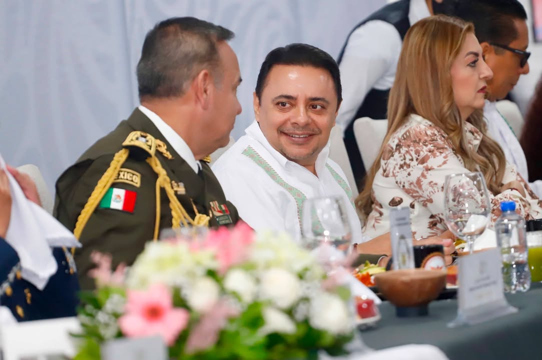 Juan Carlos Moreno Guillén asiste a la conmemoración del 7.º Aniversario de la Guardia Nacional en Chiapas