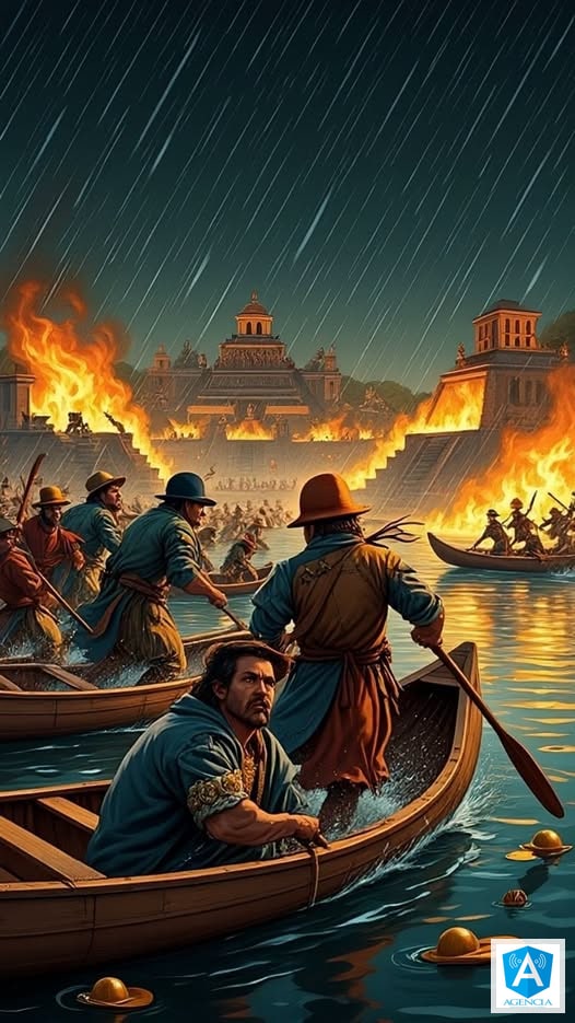La noche que Tenochtitlan hizo llorar a un imperio