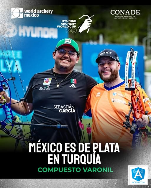 Sebastián García gana plata en Antalya dentro de la Copa del Mundo de Tiro con Arco