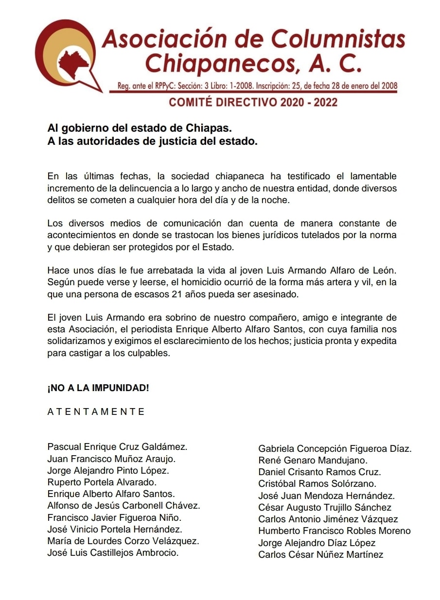 #JusticiaParaLuisArmando