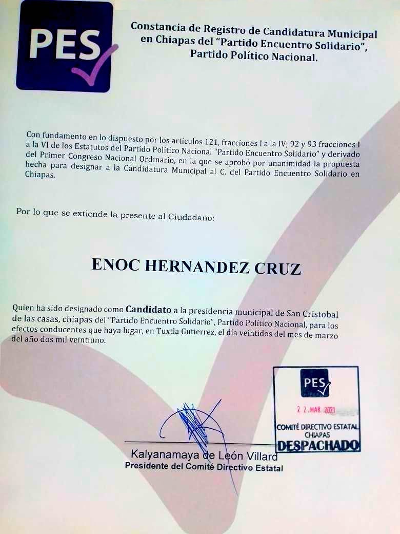 No hay que ser expertos en política para saber qué representa esta candidatura.